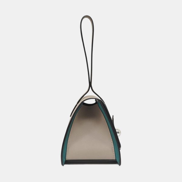 Calfskin Top Handle Bag Gray