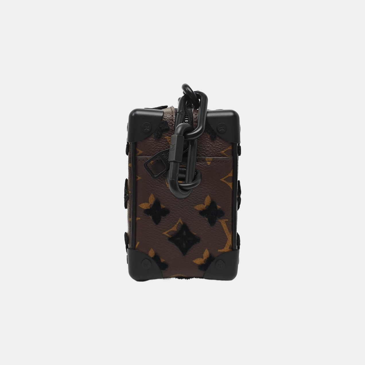 SOFT TRUNK Mini Monogram Coated Canvas Brown