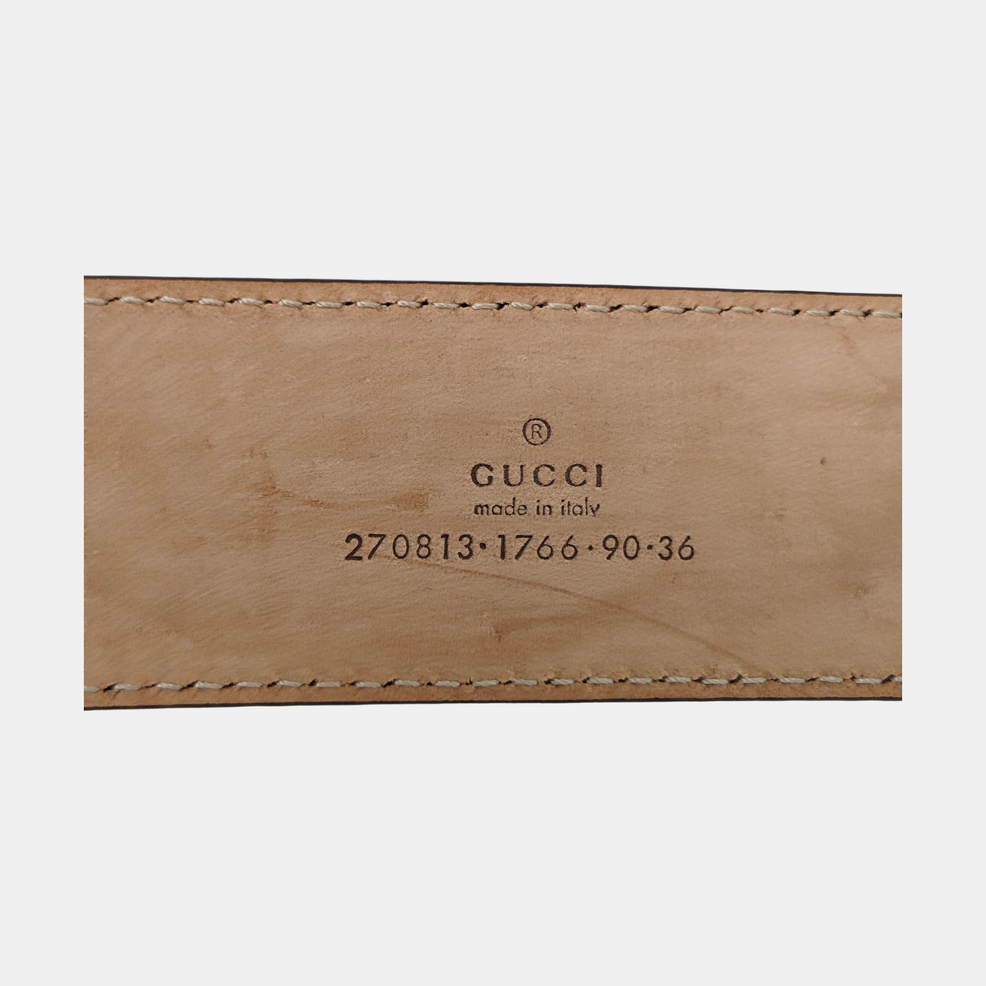 Leather Belt Gold