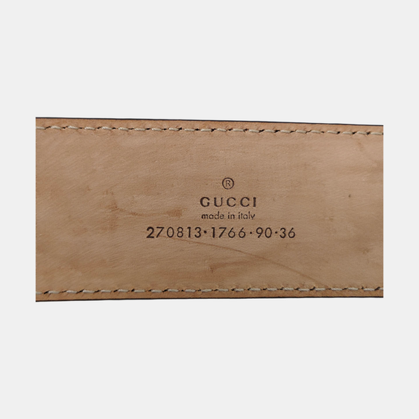 Leather Belt Gold