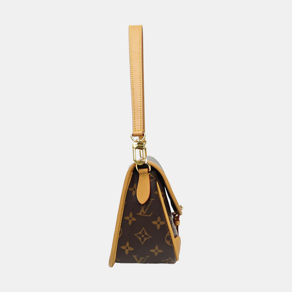 DIANE Monogram Coated Canvas Brown