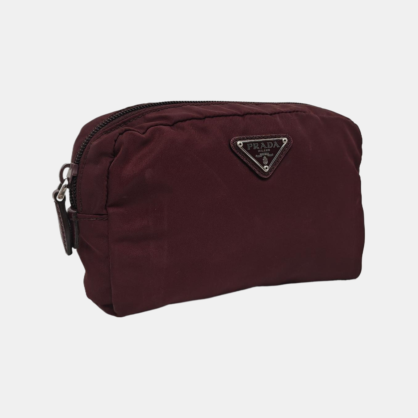 Cosmetic Pouch Fabric Red