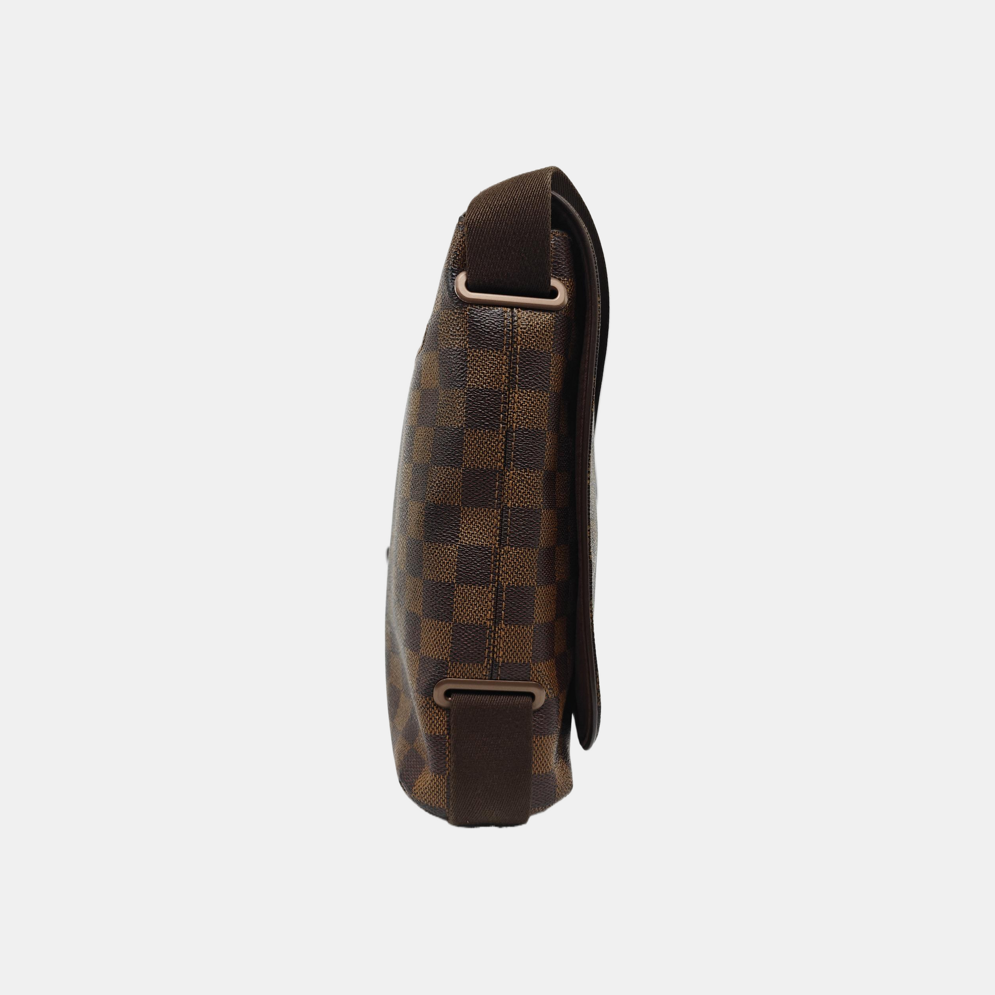 BROOKLYN Damier Ebene Coated Canvas Brown