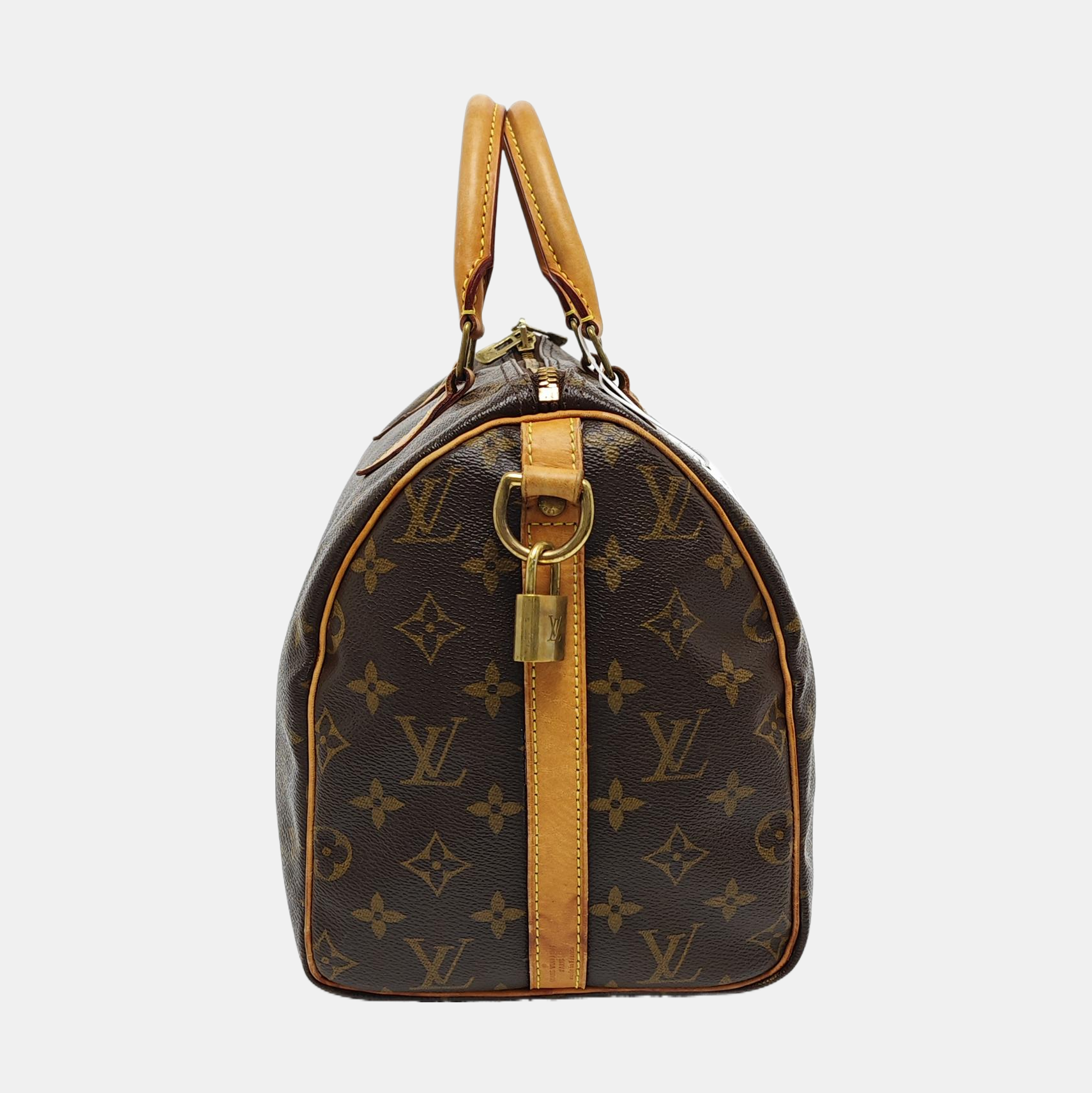 SPEEDY 30 Monogram Coated Canvas Brown