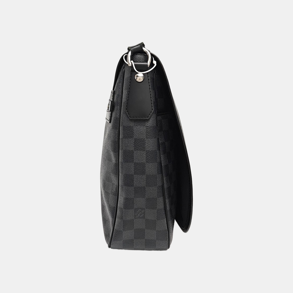 DANIEL GM Damier Graphite Coated Canvas Gray