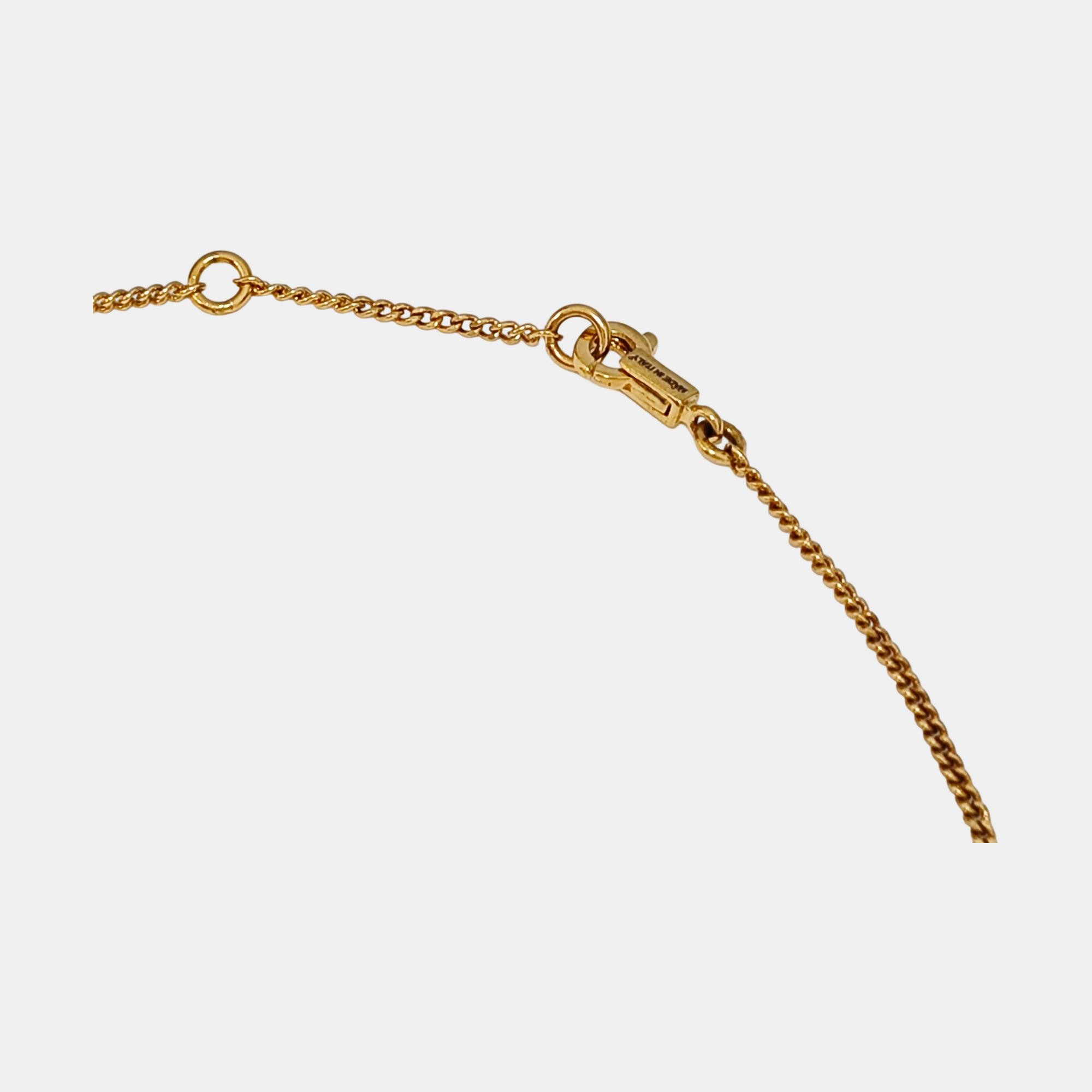 ALPHABET Brass Gold Necklace