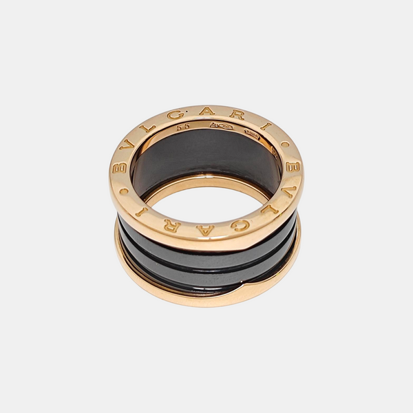 B.ZERO1 18k Rose Gold Ring EU 55