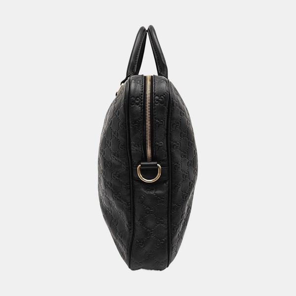 Signature Monogram Calfskin Black