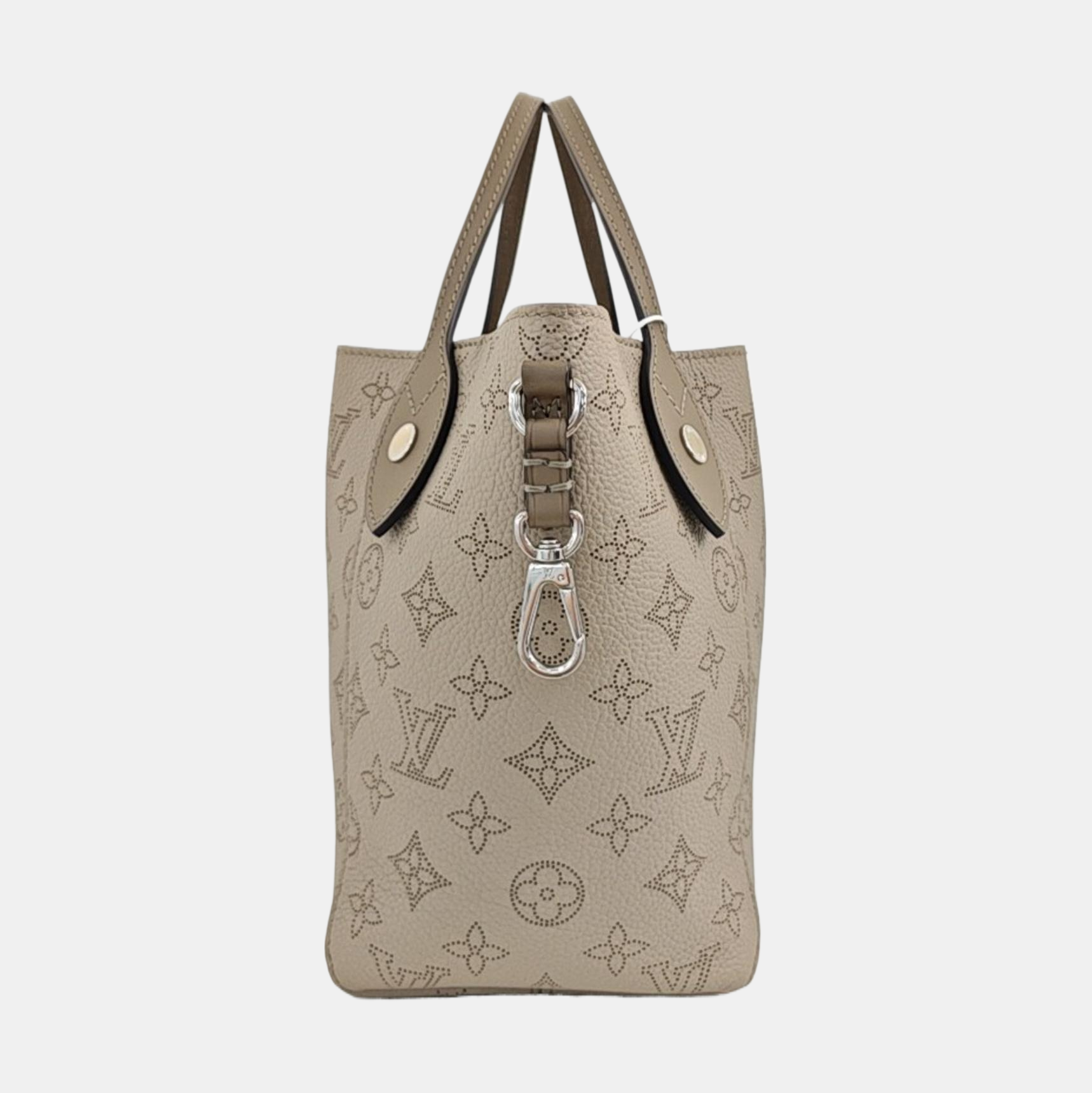 HINA PM Monogram Calfskin Gray