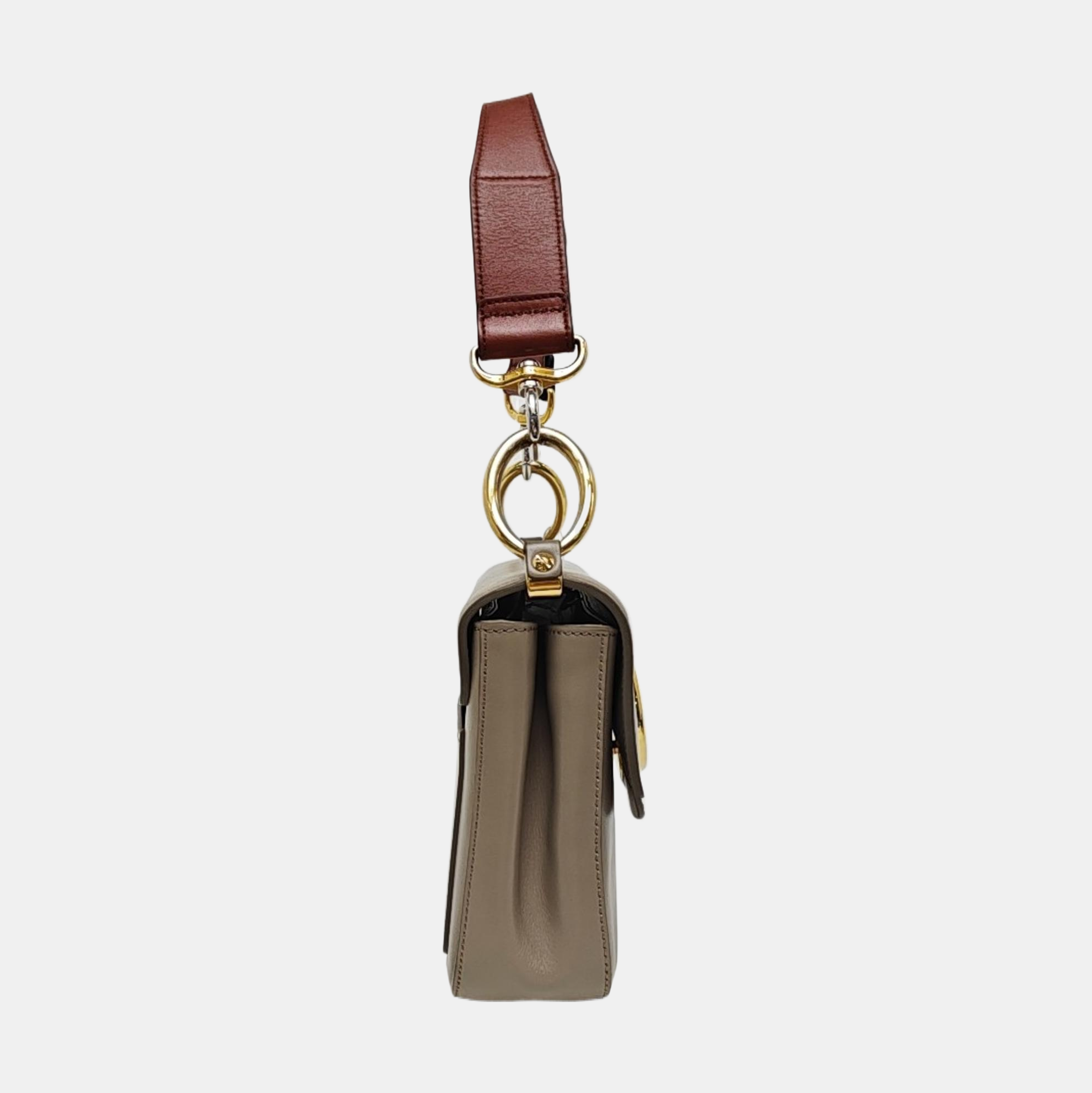 Chloé C Small Calfskin Gray