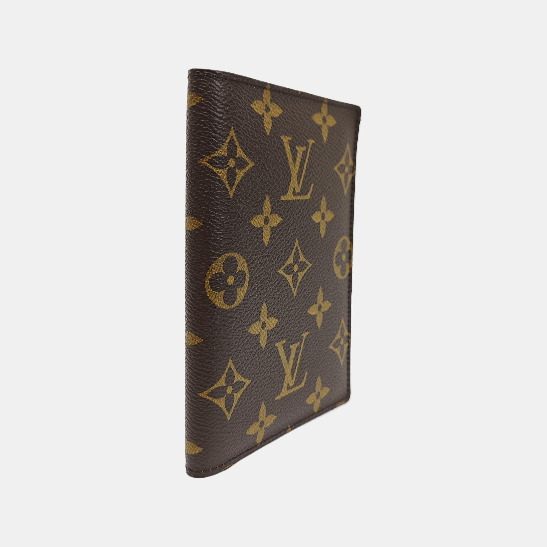 Monogram Coated Canvas Card Holder Brown