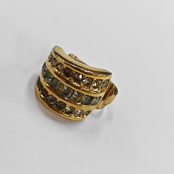Metal Gold Clip On Earrings