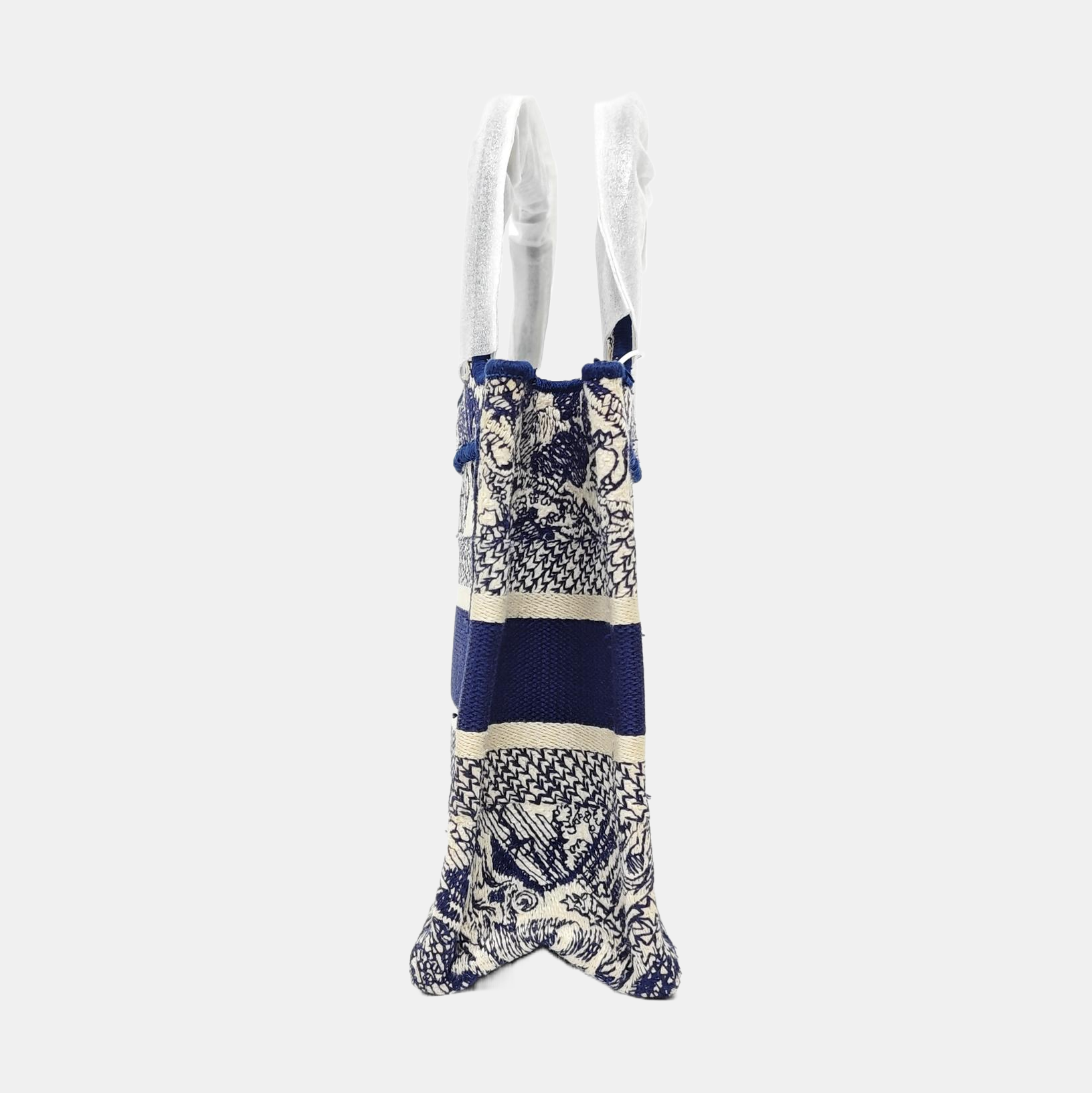Book Tote Mini Fabric Blue