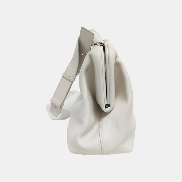 Point Medium Calfskin White