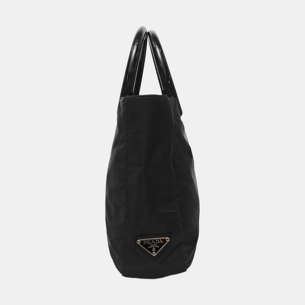 Nylon Tote Bag Black