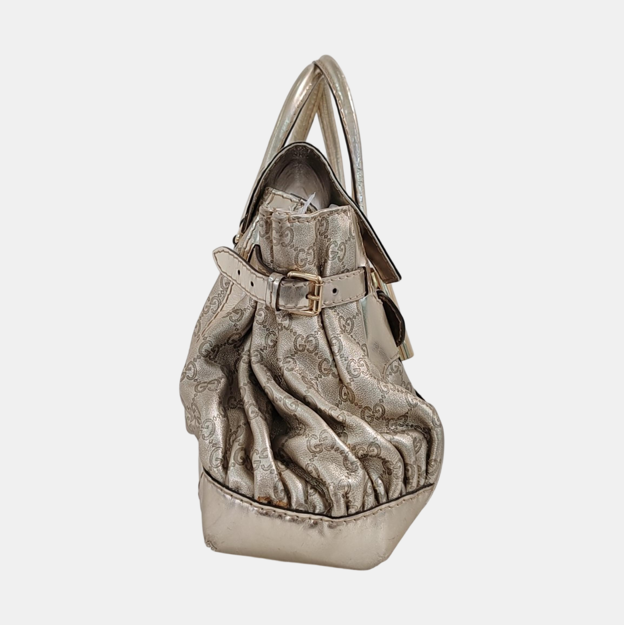 Queen Monogram Calfskin Gold