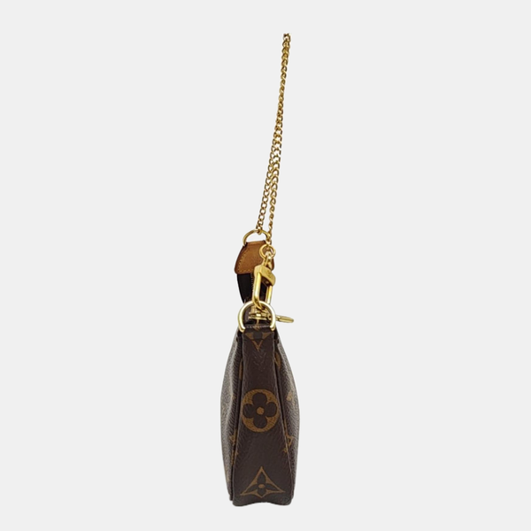 ACCESSOIRES Mini Monogram Coated Canvas Brown