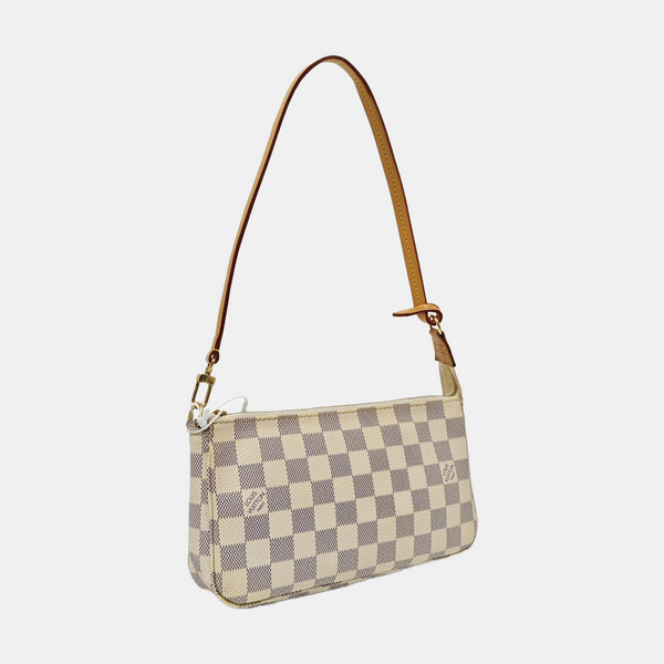 ACCESSOIRES GM Damier Azur Coated Canvas White