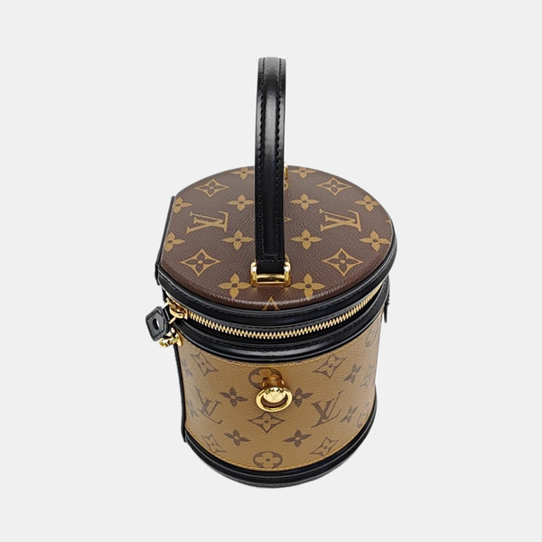 CANNES PM Monogram Coated Canvas Brown