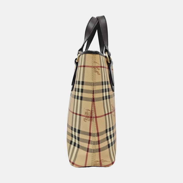 Coated Canvas Tote Bag Multicolor