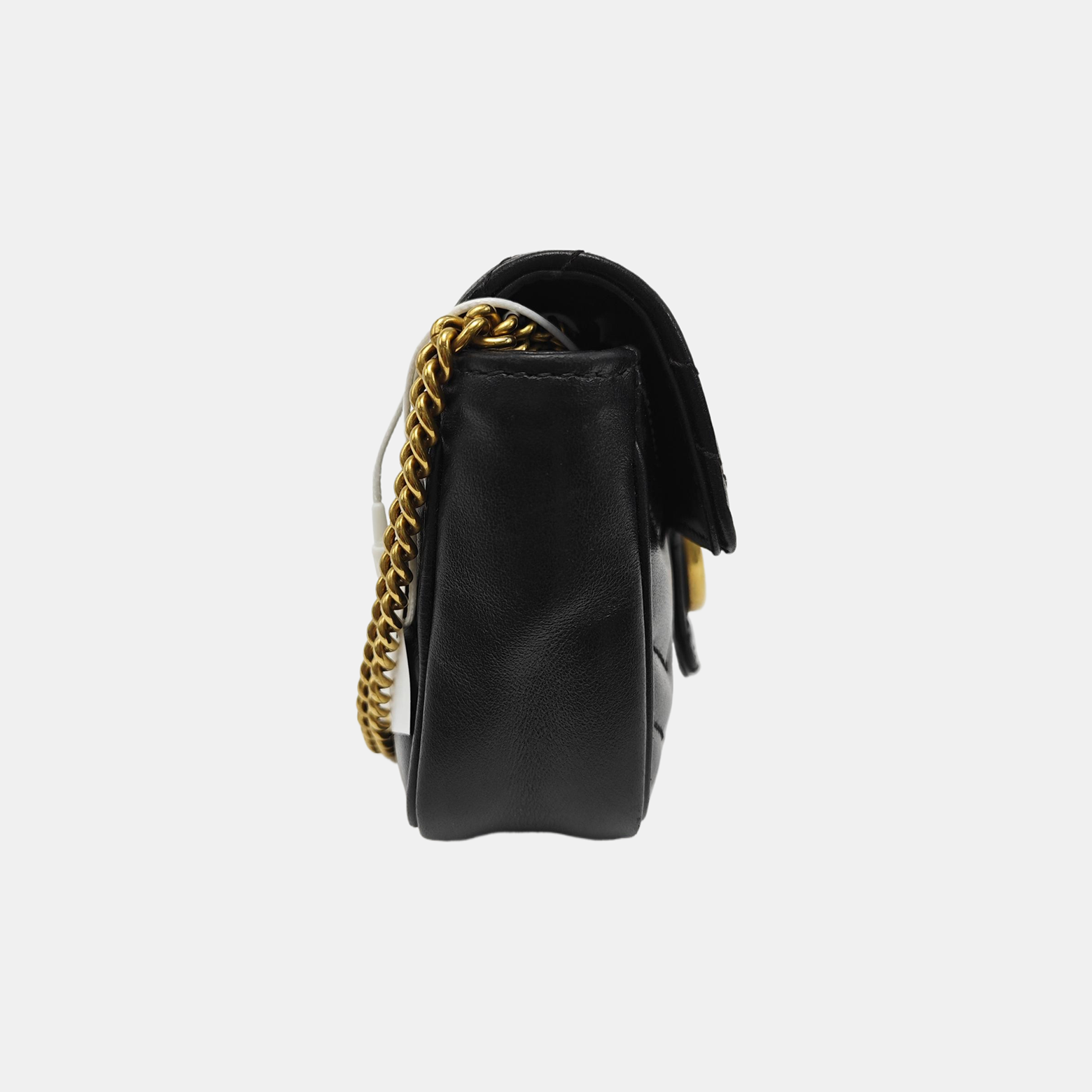 GG Marmont Mini Quilted Calfskin Black