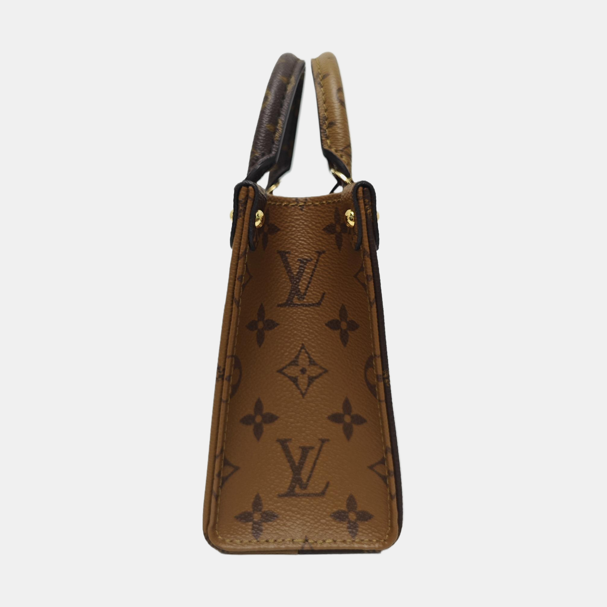 ONTHEGO BB Monogram Coated Canvas Brown