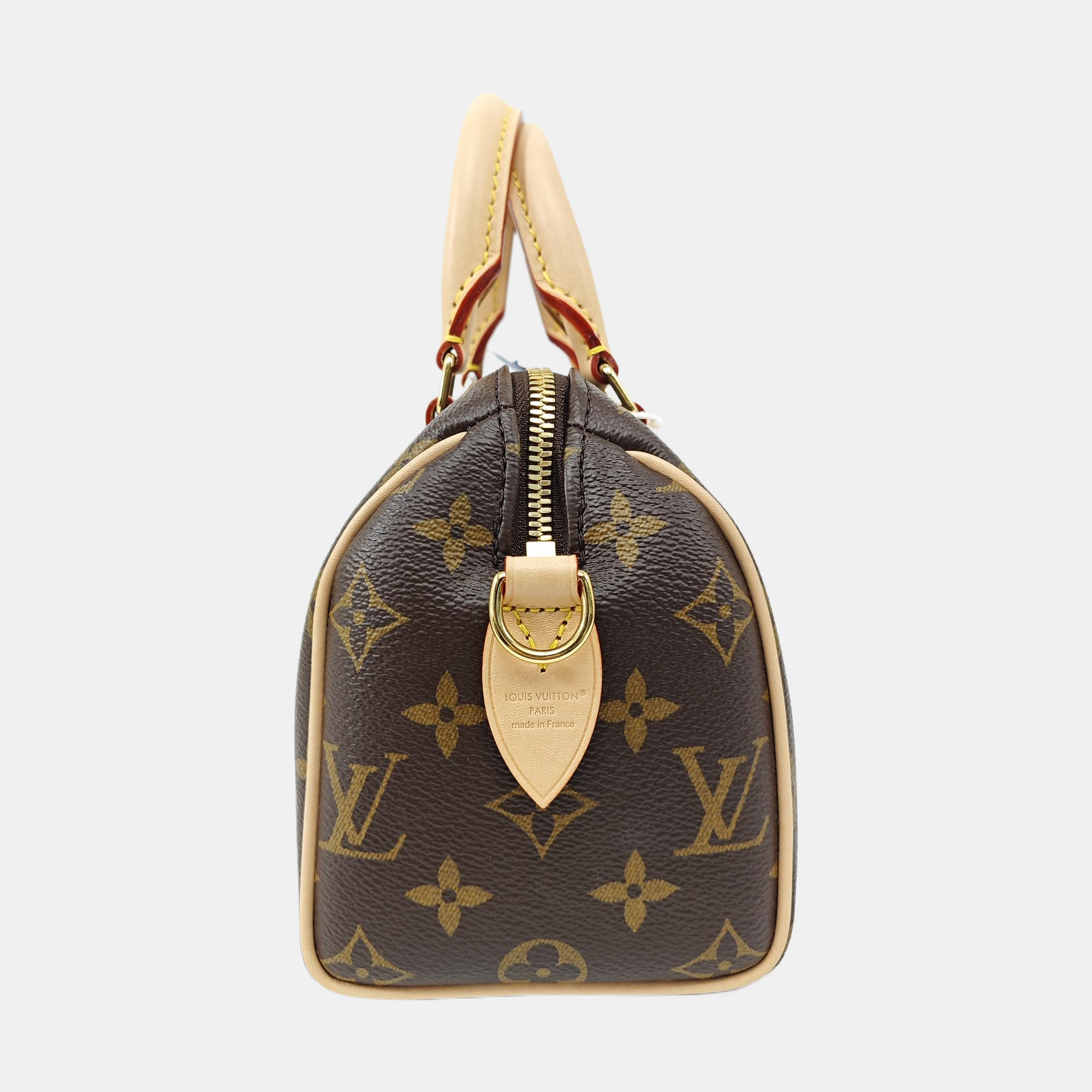 SPEEDY 20 Monogram Coated Canvas Brown