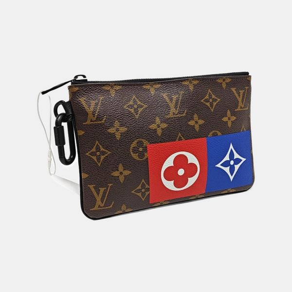 POCHETTE CHAINE MM Monogram Coated Canvas Brown