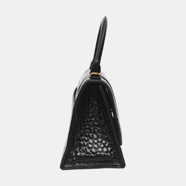 Hourglass Small Calfskin Black