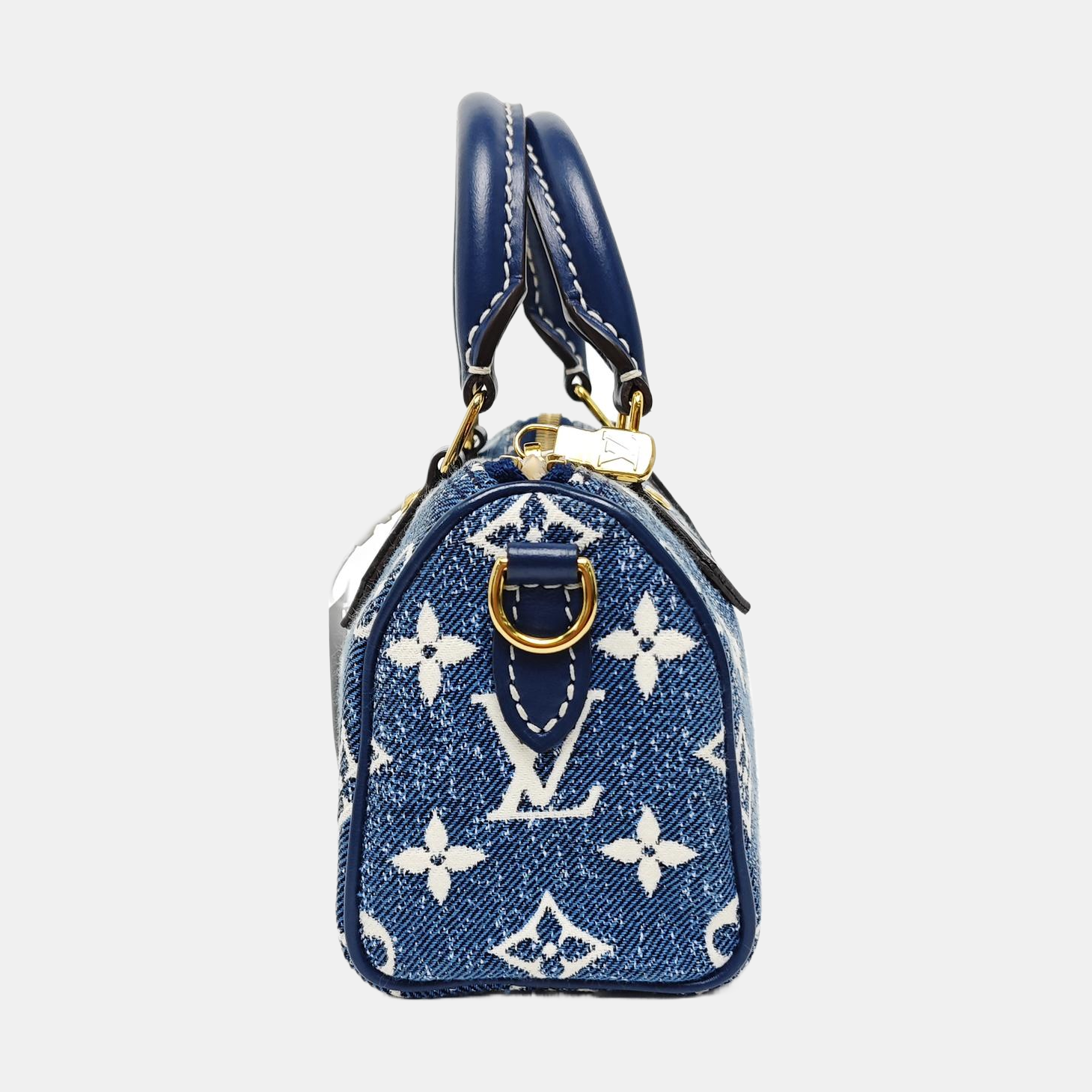 SPEEDY Nano Monogram Denim Blue