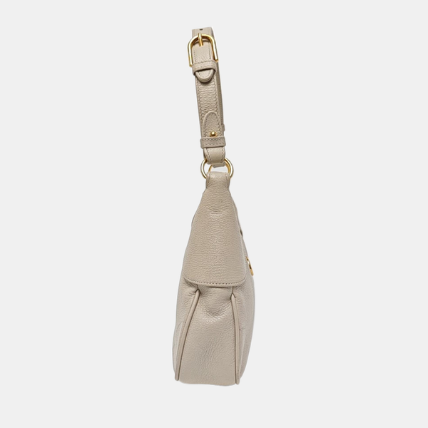 Aphrodite Small Calfskin White