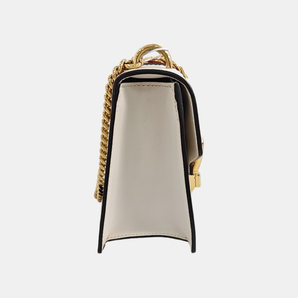 Sylvie Mini Calfskin White