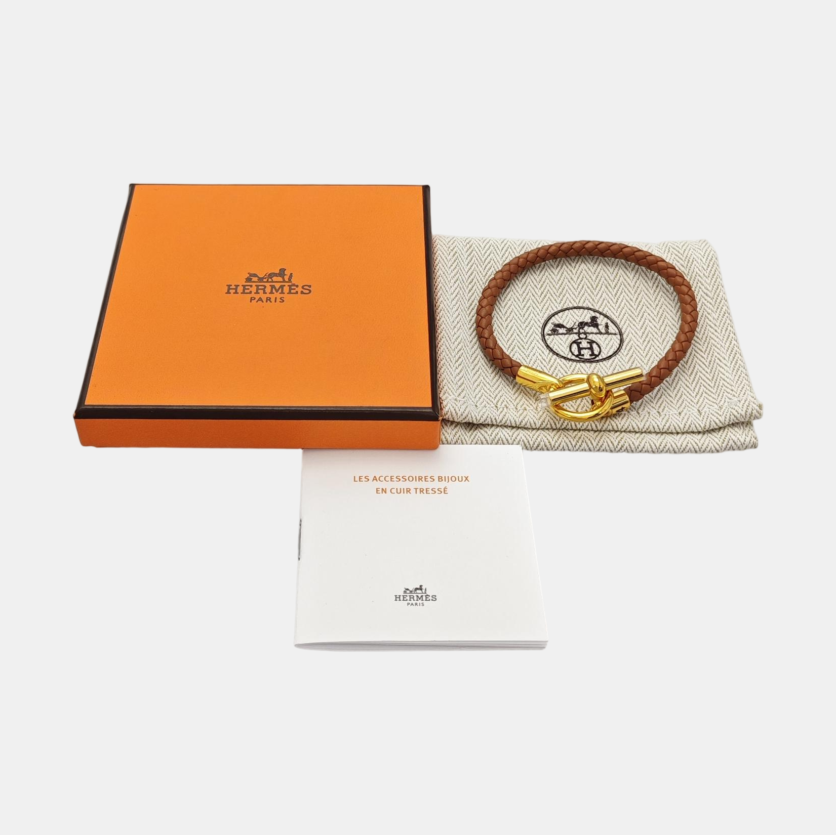 Glenan Leather Brown Bangle
