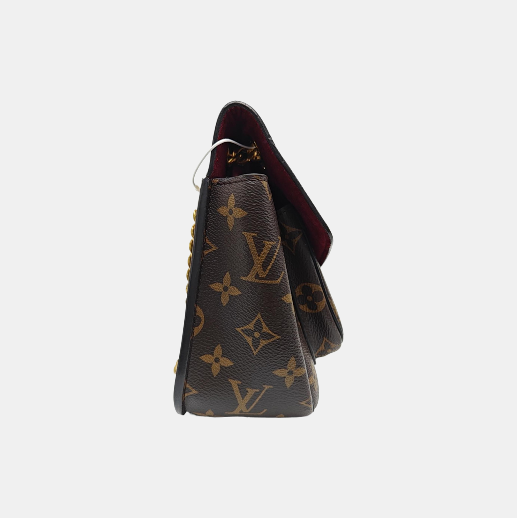 PASSY Monogram Coated Canvas Brown