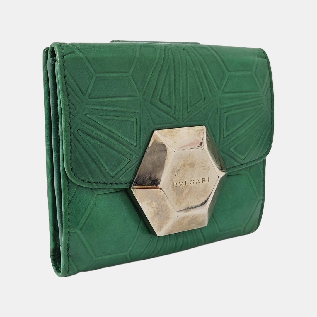 Calfskin Wallet Green