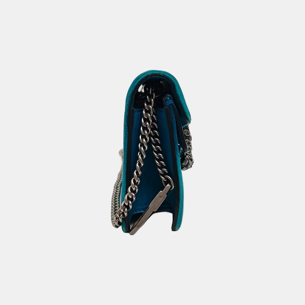 Dionysus Super Mini Terciopelo Azul