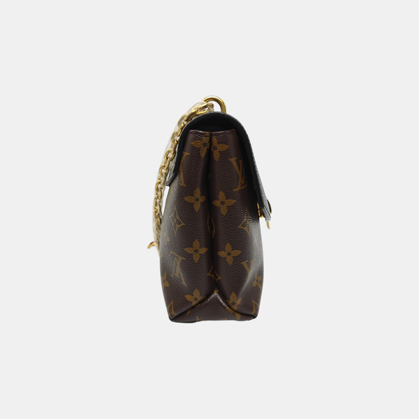 SAINT PLACIDE Monogram Coated Canvas Black