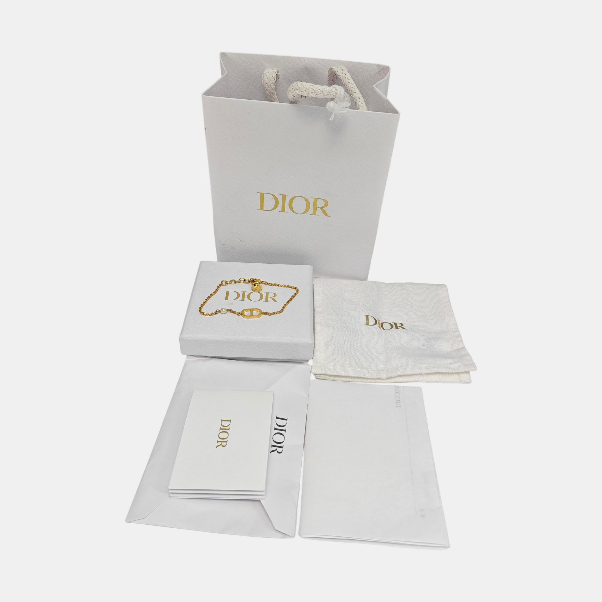 Petit CD Metal Gold Bracelet