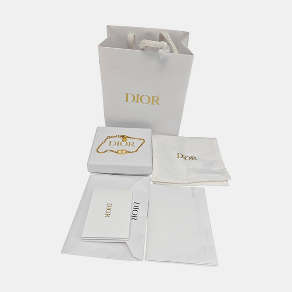 Petit CD Metal Gold Bracelet