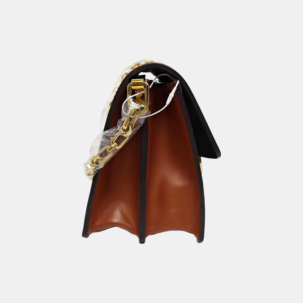 DAUPHINE MM Monogram Coated Canvas Brown