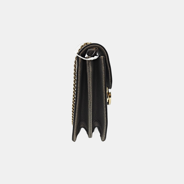 Interlocking G Small Calfskin Gray
