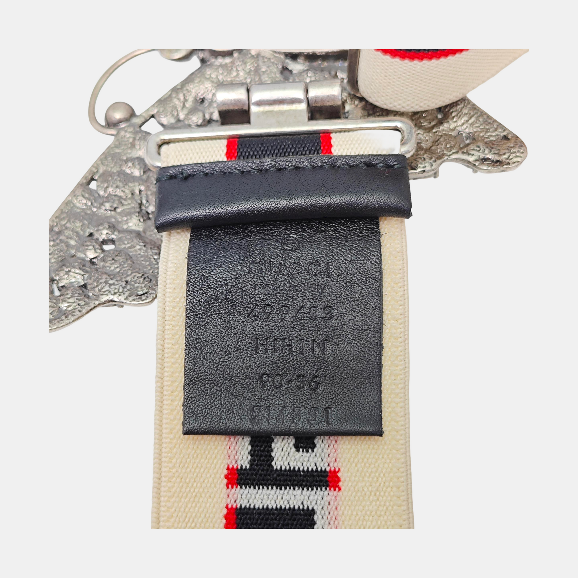 Fabric Belt White
