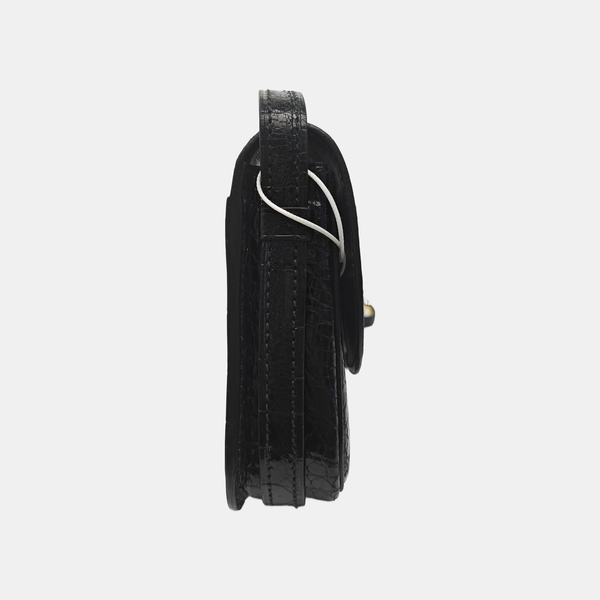 Calfskin Shoulder Bag Black