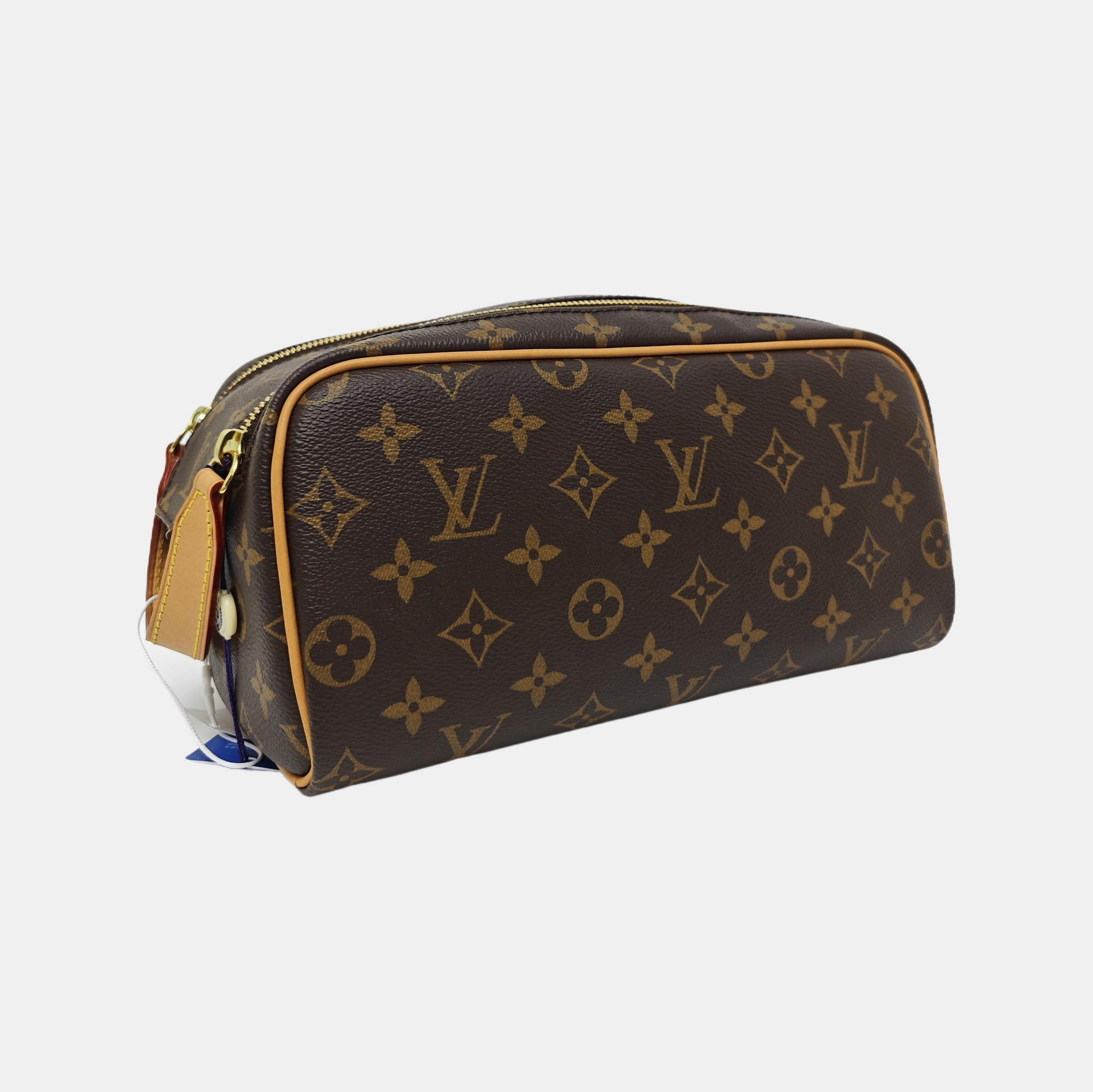DOPP Monogram Coated Canvas Brown