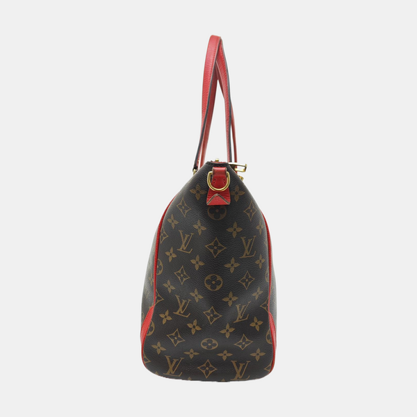 ESTRELA Monogram Coated Canvas Brown