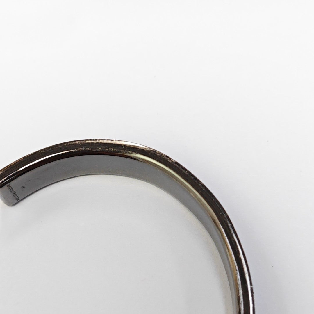 Pulsera DAMIER de metal negro