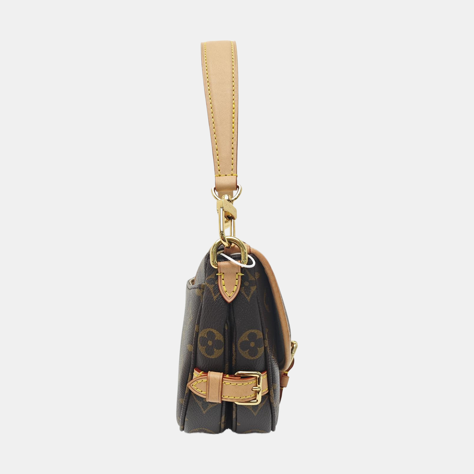 SAUMUR BB Monogram Coated Canvas Brown