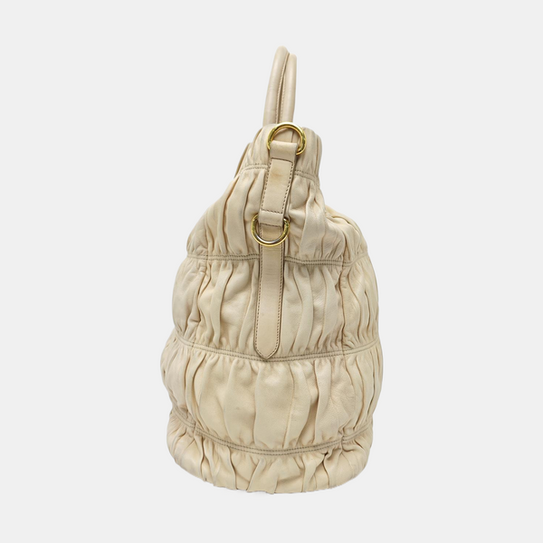 Gaufre Calfskin Beige