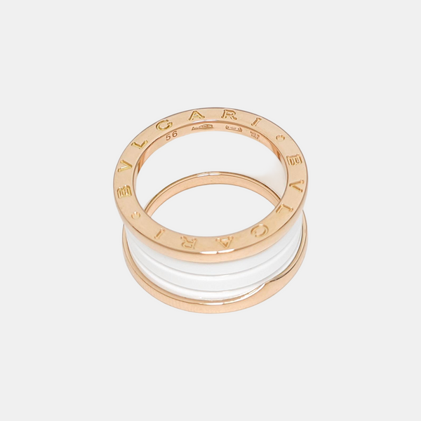 B.ZERO1 18k Rose Gold Ring EU 56