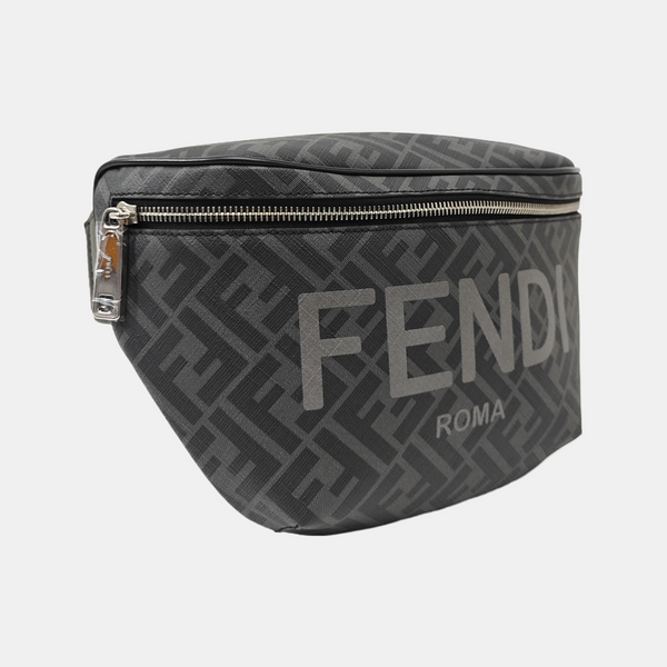 Roma Coated Canvas Black